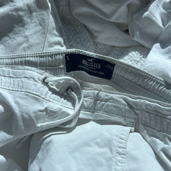 white baggy track pants - Picture 2 of 3